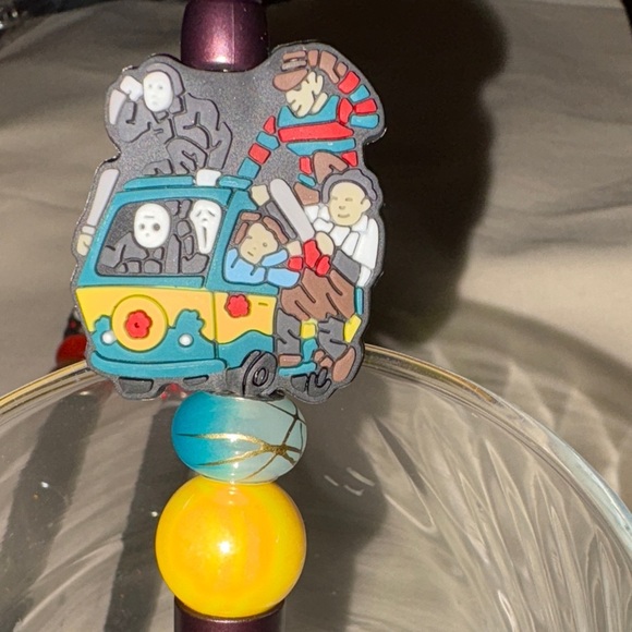 Horror-Themed Decorative Pens - Black, Yellow, Red #3 - Picture 8 of 10